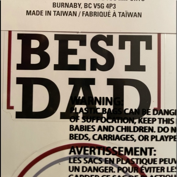 #1 Dad BEST DAD Father Gift DIY Sticker Set - Picture 5 of 7
